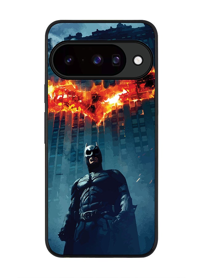 Stylizedd For Google Pixel 10 Case,Slim fit Camera Protection, Shockproof Thin Phone cover  - Burning Batman - Image 1